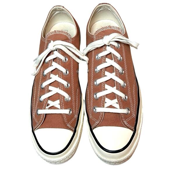 Converse Unisex Chuck 70 Low Top Sneakers Mineral Clay Size M-7, W-9 - Picture 2 of 8